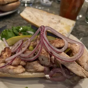 Chicken sandwich no cheese.