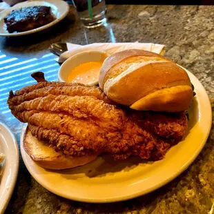 Fernando's Catfish Sandwich