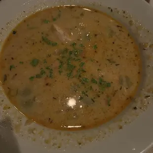 Southwest Chicken soup.   Don't let the broth fool you; it had excellent depth of flavor!