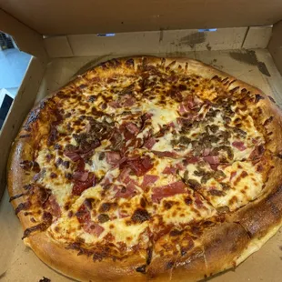 Fresh Hot and Ready!!! Three Meat Halal style!! Delicious