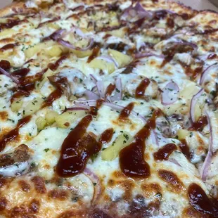 BBQ Chicken Hawaiian Pizza