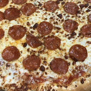 Large one topping pepperoni