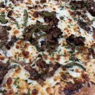 Philly Cheesesteak Pizza
