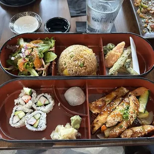 Spicy Edamame Chicken Bento Tonkotsu Ramen