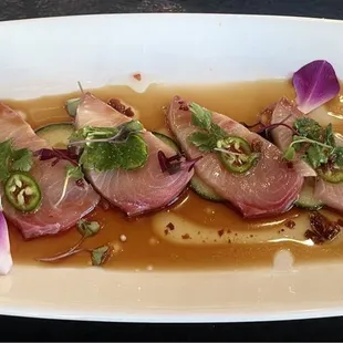 Hamachi Crudo