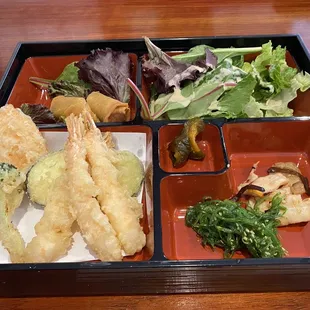 Tempura lunch set