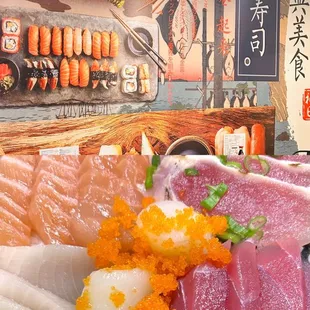 a variety of sashimi sashimi sashimi sashimi sashimi sashimi sashimi sashimi sashimi sash