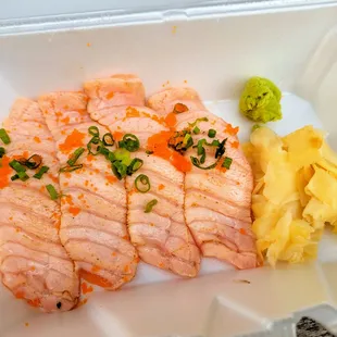 Seared Salmon Nigiri Takeout