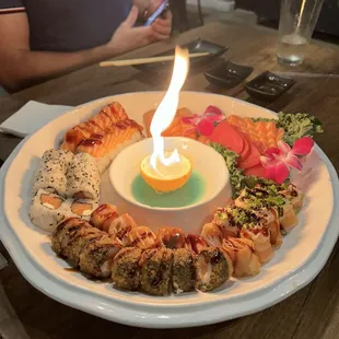 sushi and sashimi, sashimi, sushi, food