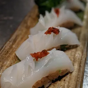 Ika: Squid topped with Ume