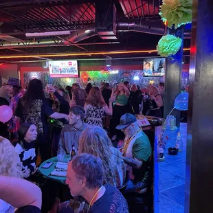 Folks enjoying a good meal