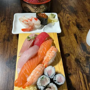 food, sashimi, sushi and sashimi, sushi