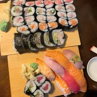 sushi and sashimi, sashimi, food, sushi