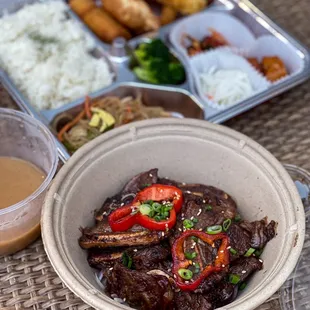 Premium L.A Galbi Bento - IG: @nelson_eats