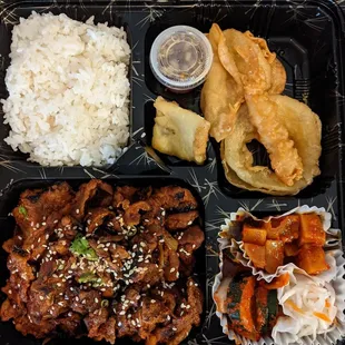 Spicy Pork Bento