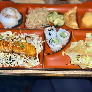 Salmon Teriyaki Bento Box
