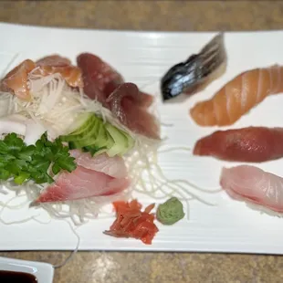 Sushi and Sashimi Combo
