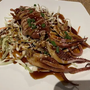 Grilled squid