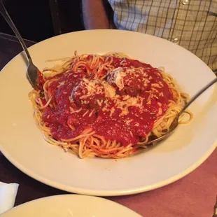 Spaghetti and Meatballs