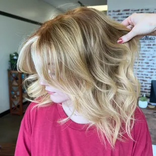 Hair done by Allie the owner