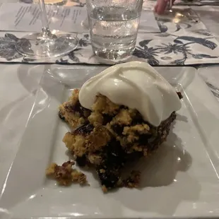 Blueberry tart with Mascarpone