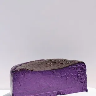 Ube Burnt Basque Cheesecake