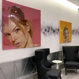 Pop-up show at Hilton Columbus Downtown - this image showing work by Yuri Darash