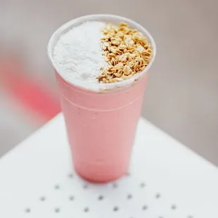 strawberry banana smoothie