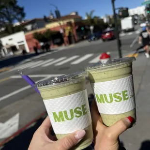 Mint chip smoothie