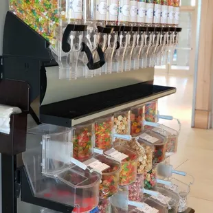 a display of candy in a store