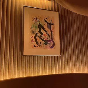Miro art work over my favorite table