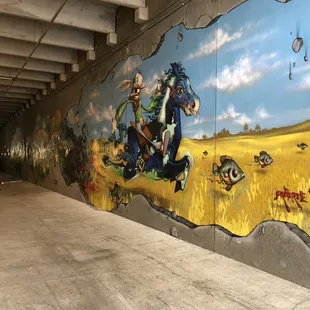 Parking garage art