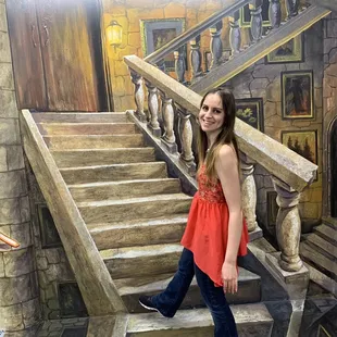 I hope these stairs lead to Hogwarts!