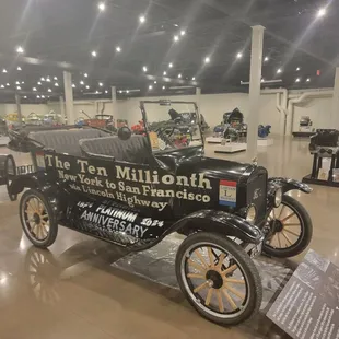 Model T that just was driven from New York to San Francisco on the Lincoln Highway.