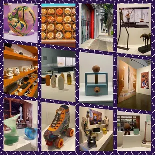 Montage of images from the Museum of Craft and Design