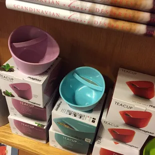Interesting loose leaf tea cup at the gift shop