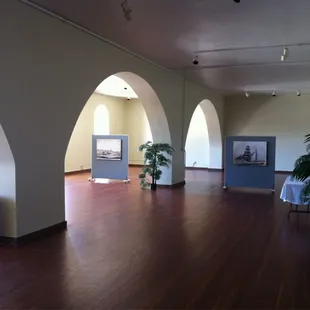 Inside the first floor.