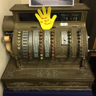 Old cash register