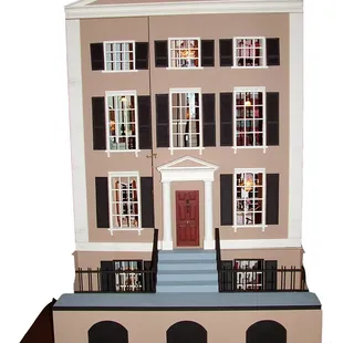 Miniature Georgian house by Diana Dalton