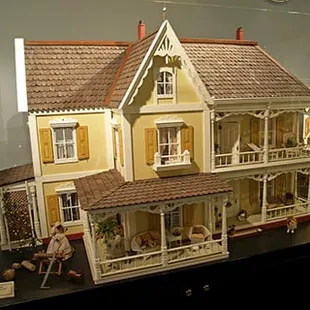 Suzanne Landshof's Victorian house.  Took six years to build and furnish.