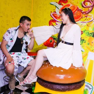 Hamburger kiss