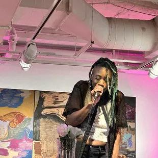 performer Lalin St. Juste