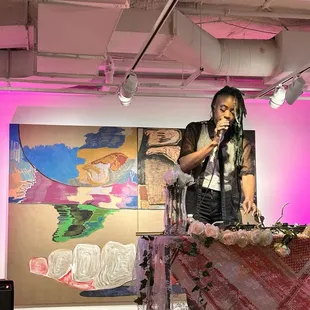 performance with Lalin St. Juste, presented in partnership with SFJAZZ.