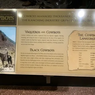 Cowboys, including black cowboys.