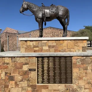 Monument to fallen officers.