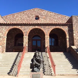 Front entrance to museum