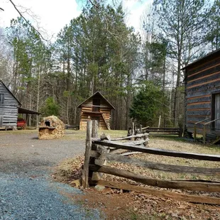 Outside oven &amp; buildings