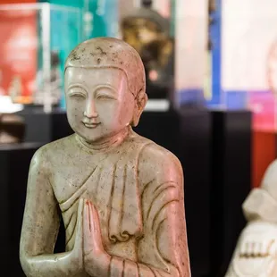 Buddhist statues on display at Museum of World Treasures