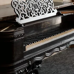 Mathushek Orchestral Square piano on display at Museum of World Treasures in Wichita, KS