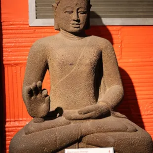 Buddha statue on display at Museum of World Treasures in Wichita, KS